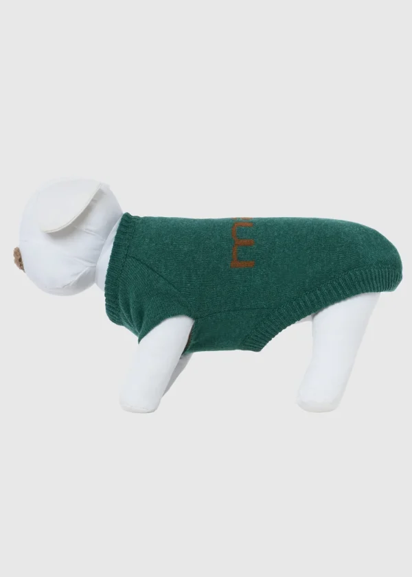 MALO For Pets | Accessories<Cashmere sweater "Less is More", MOG Green