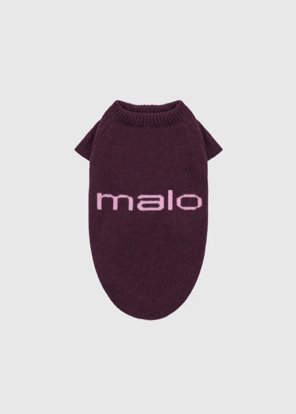 MALO For Pets | Accessories<Cashmere sweater "Less is More", MOG Purple