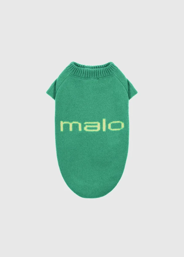 MALO For Pets | Accessories<Cashmere sweater "Less is More", MOG Green