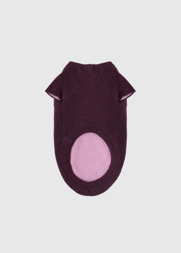 MALO For Pets | Accessories<Cashmere sweater "Less is More", MOG Purple