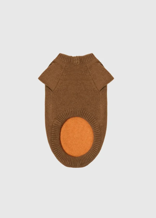 MALO For Pets | Accessories<Cashmere sweater "Less is More", MOG Brown