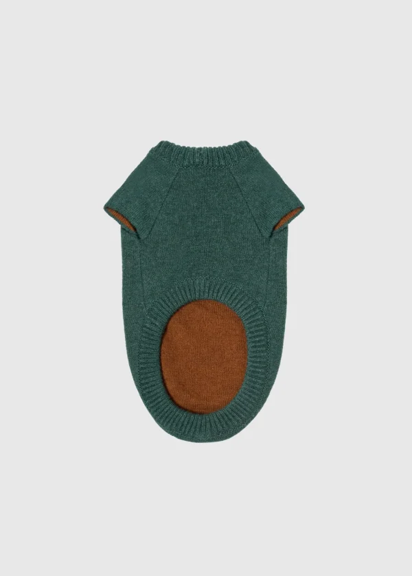 MALO For Pets | Accessories<Cashmere sweater "Less is More", MOG Green