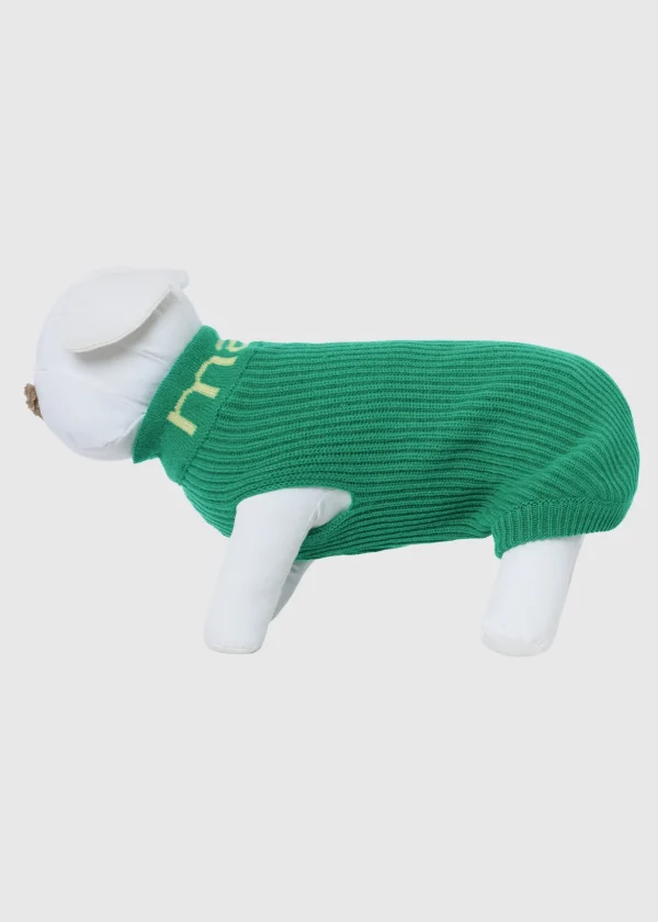 MALO For Pets | Accessories<Cashmere sweater "-ve," MOG Green