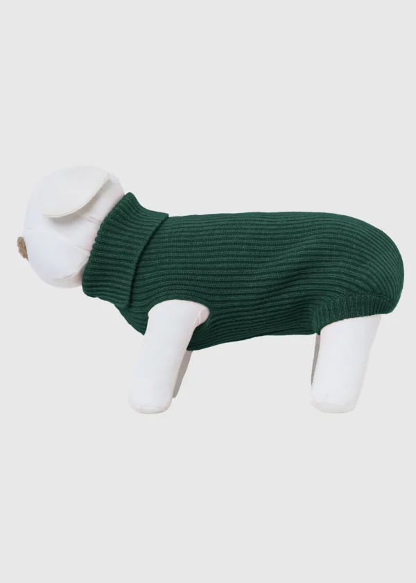 MALO For Pets | Accessories<Cashmere sweater "Timeless Love," MOG Green