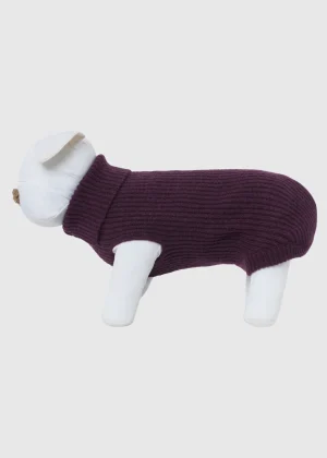 MALO For Pets | Accessories<Cashmere sweater "Timeless Love," MOG Purple