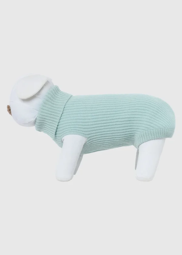 MALO For Pets | Accessories<Cashmere sweater "Timeless Love," MOG Light blue