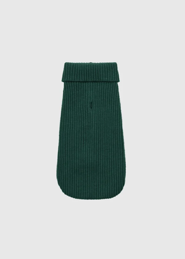 MALO For Pets | Accessories<Cashmere sweater "Timeless Love," MOG Green