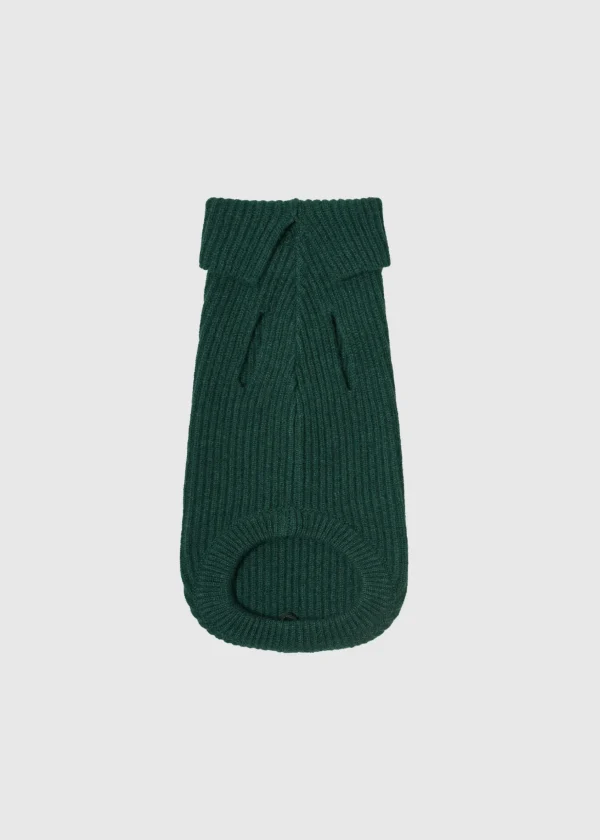 MALO For Pets | Accessories<Cashmere sweater "Timeless Love," MOG Green