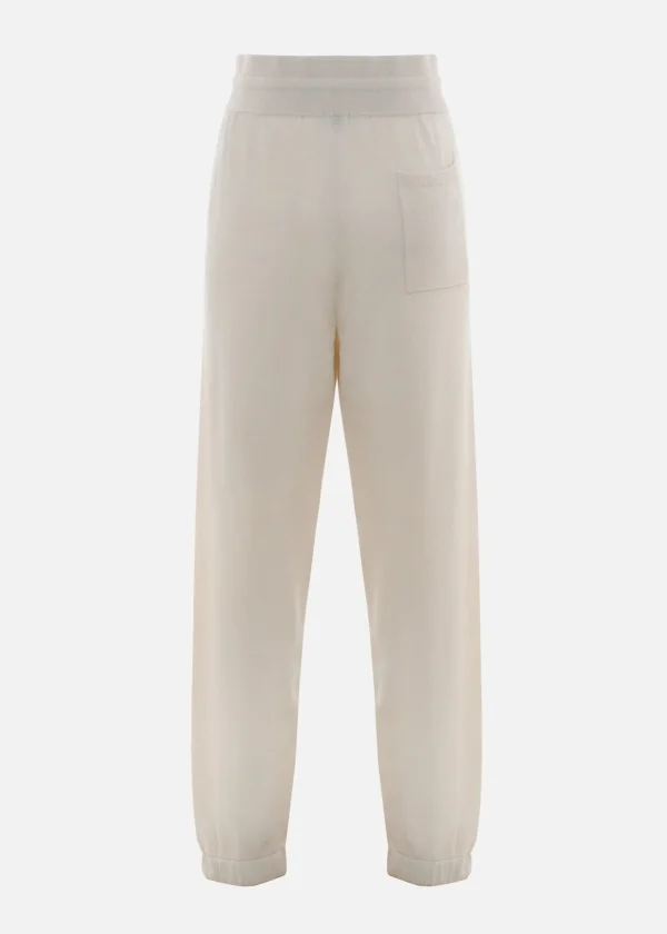 MALO Trousers<Cashmere trousers White