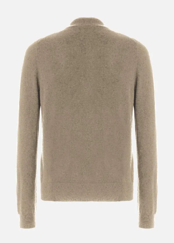 MALO Tops & Knitwear<Cashmere turtleneck Beige