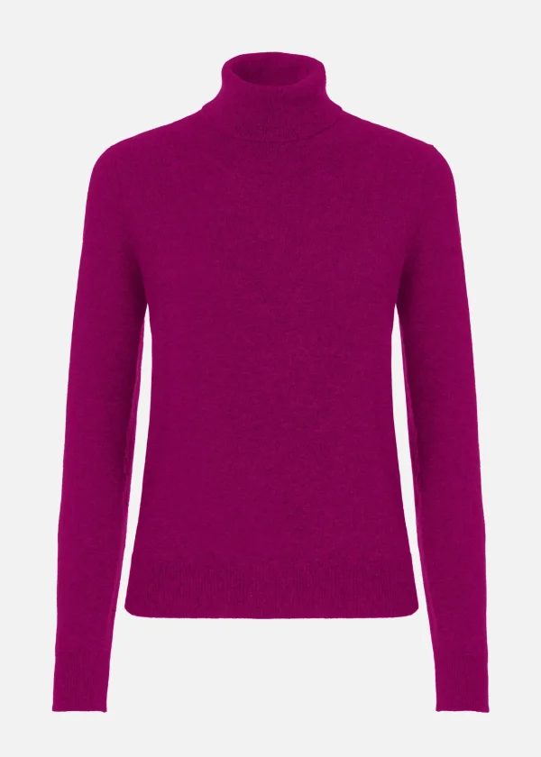 MALO Tops & Knitwear<Cashmere turtleneck sweater Pink