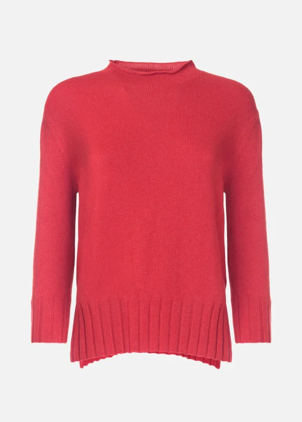 MALO Tops & Knitwear<Cashmere turtleneck sweater Pink