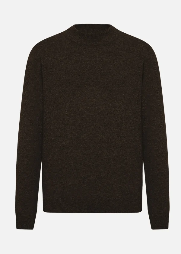 MALO Tops & Knitwear<Cashmere turtleneck sweater Brown