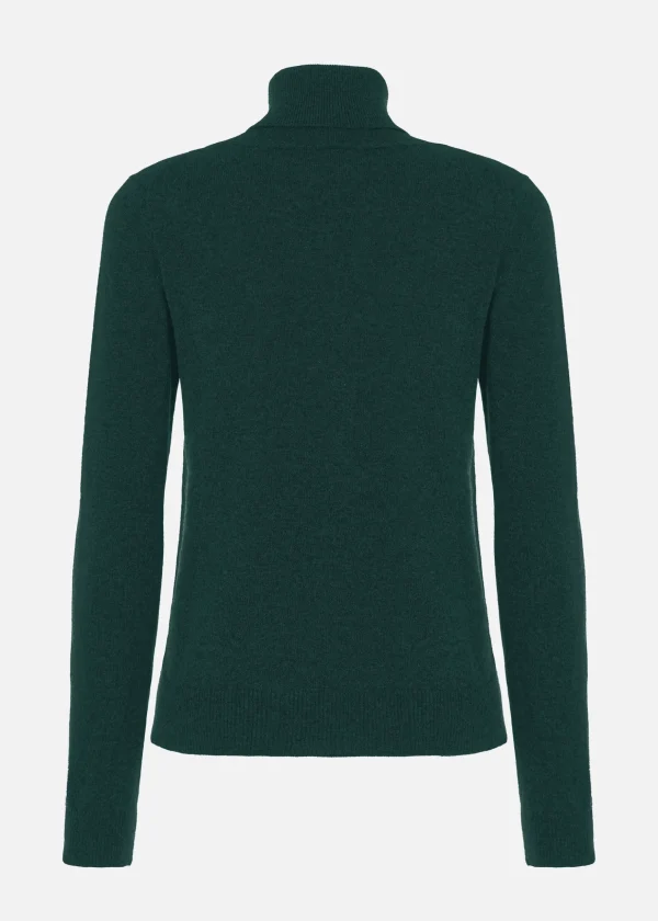 MALO Tops & Knitwear<Cashmere turtleneck sweater Green