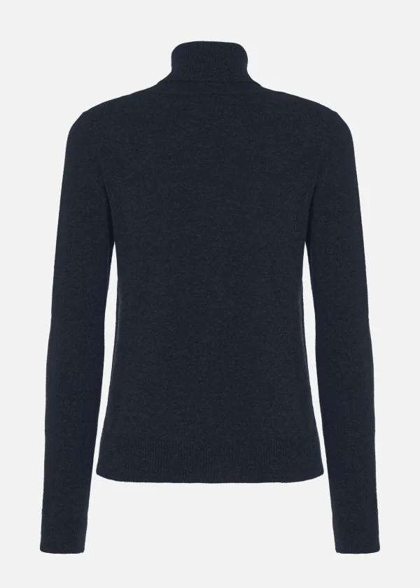 MALO Tops & Knitwear<Cashmere turtleneck sweater Blue