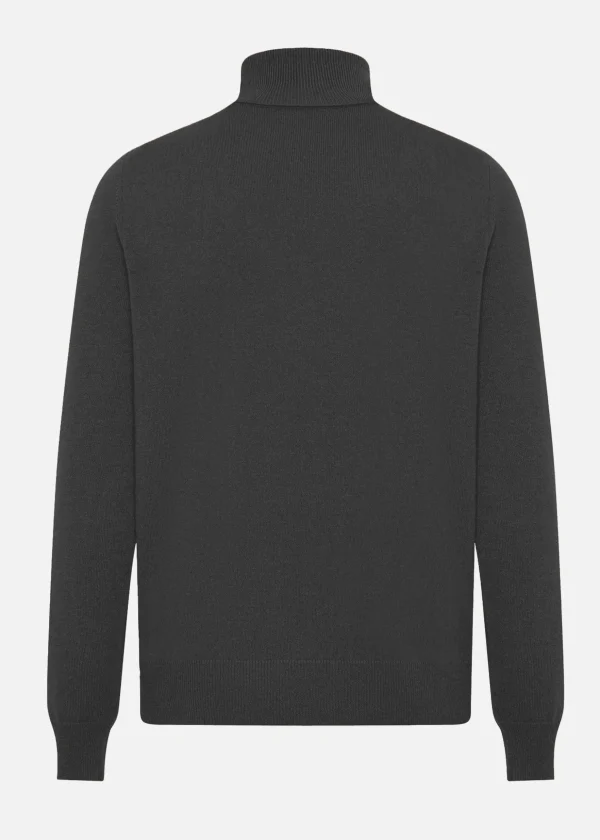 MALO Tops & Knitwear<Cashmere turtleneck sweater Grey