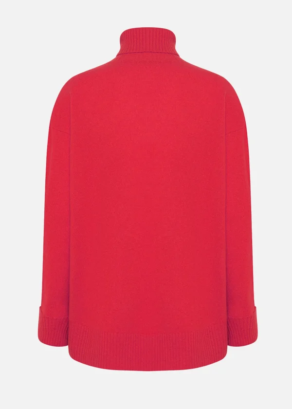 MALO Tops & Knitwear<Cashmere turtleneck sweater Pink