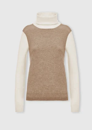 MALO For Her<Cashmere turtleneck sweater, Candies Woman Multicolor