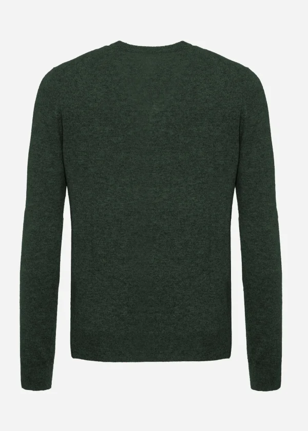 MALO Tops & Knitwear<Cashmere V-neck sweater Green