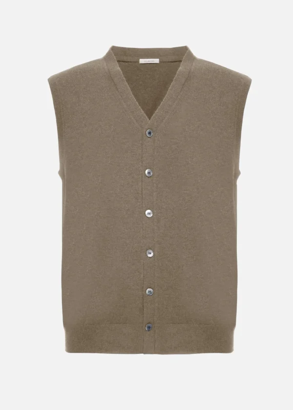 MALO For Him | Tops & Knitwear<Cashmere waistcoat Brown