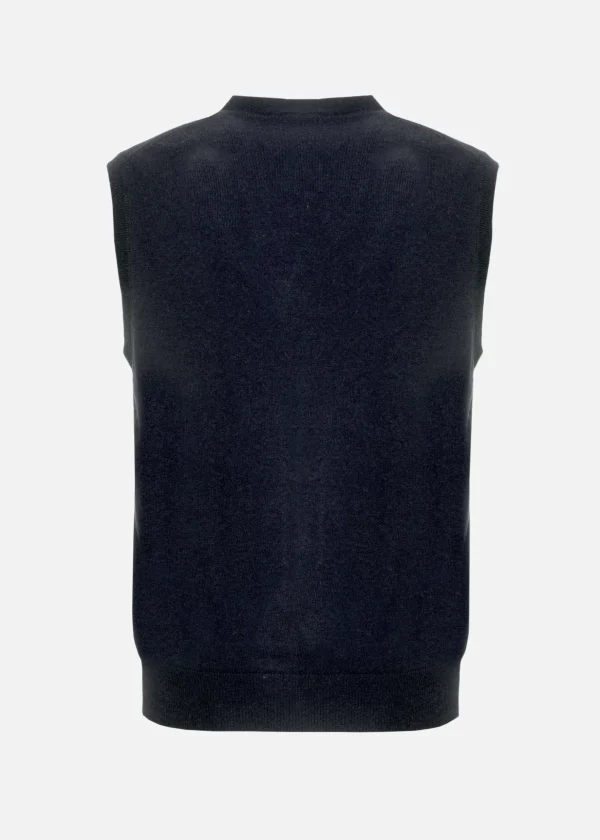 MALO For Him | Tops & Knitwear<Cashmere waistcoat Blue