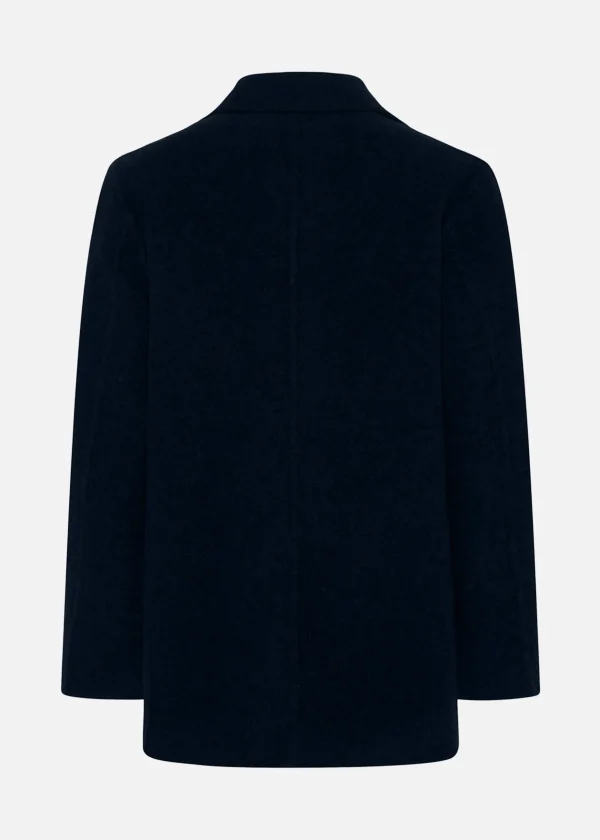 MALO Coats & Jackets<Coat in cashmere and wool Multicolor