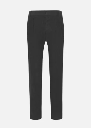 MALO Trousers<Cotton and cashmere trousers Grey