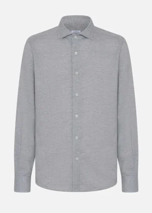 MALO For Him | Tops & Knitwear<Cotton shirt Grey