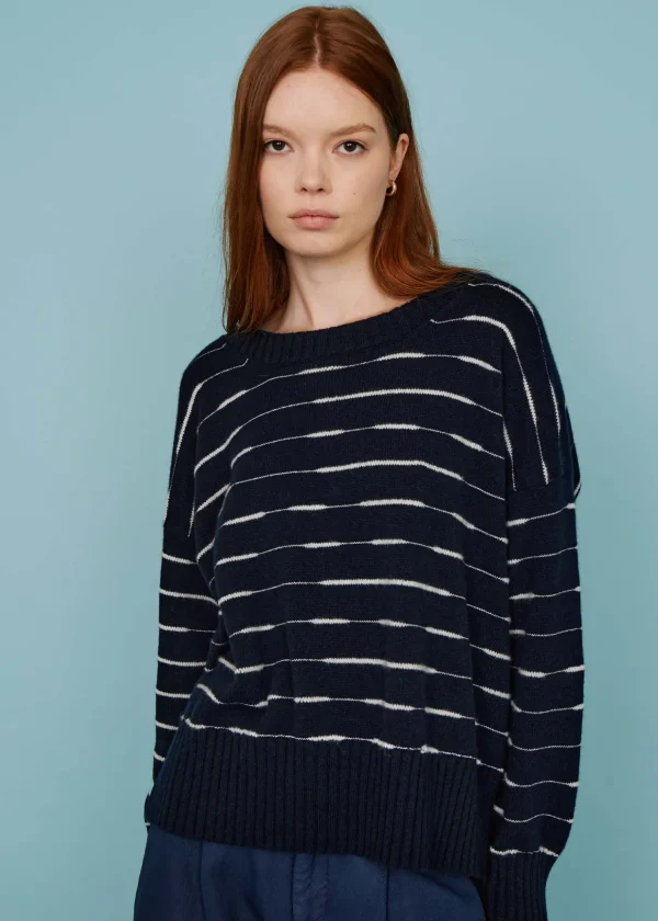 MALO Tops & Knitwear<Crew neck sweater in cashmere Multicolor