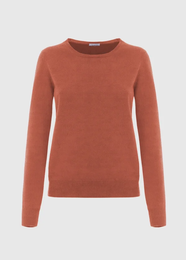 MALO Tops & Knitwear<Crew-neck sweatshirt in a cashmere blend Pink