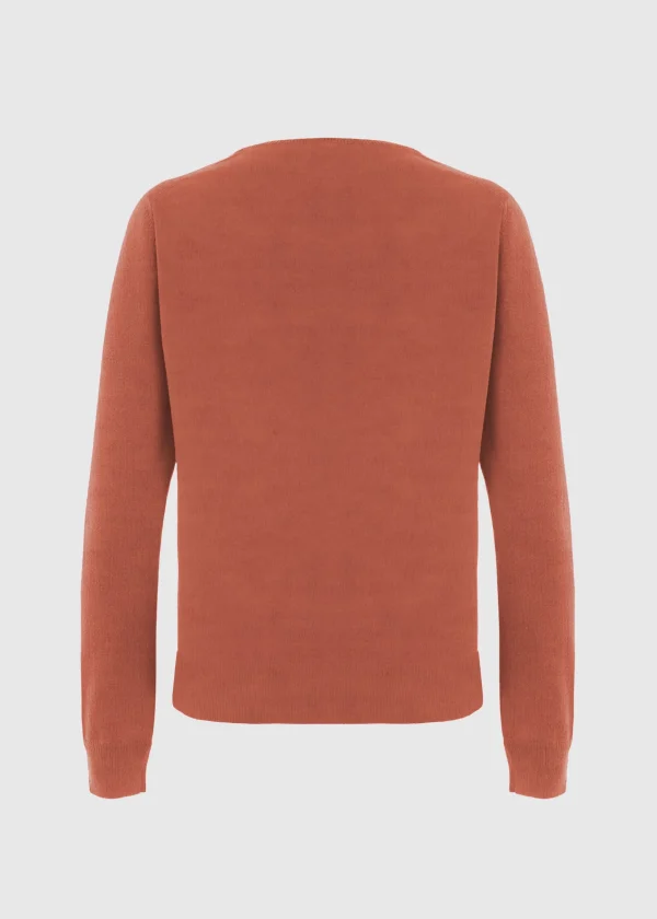 MALO Tops & Knitwear<Crew-neck sweatshirt in a cashmere blend Pink