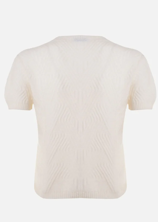 MALO Tops & Knitwear<Crew-neck sweatshirt in a virgin wool blend White