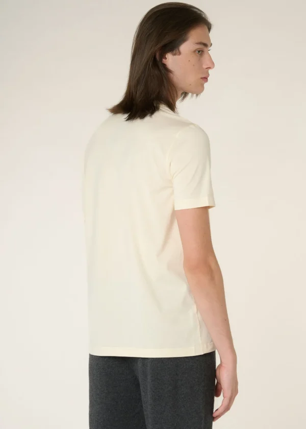 MALO Tops & Knitwear<crewneck T-shirt in cotton jersey White