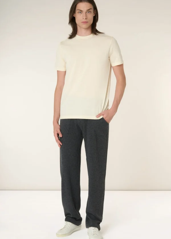 MALO Tops & Knitwear<crewneck T-shirt in cotton jersey White