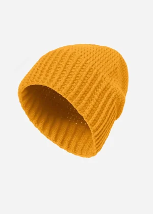 MALO Accessories | Accessories<Handmade cashmere beanie Yellow