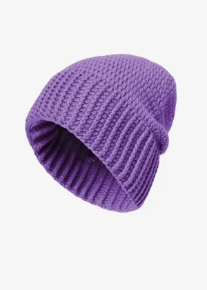 MALO For Him | For Her<Handmade cashmere beanie Purple