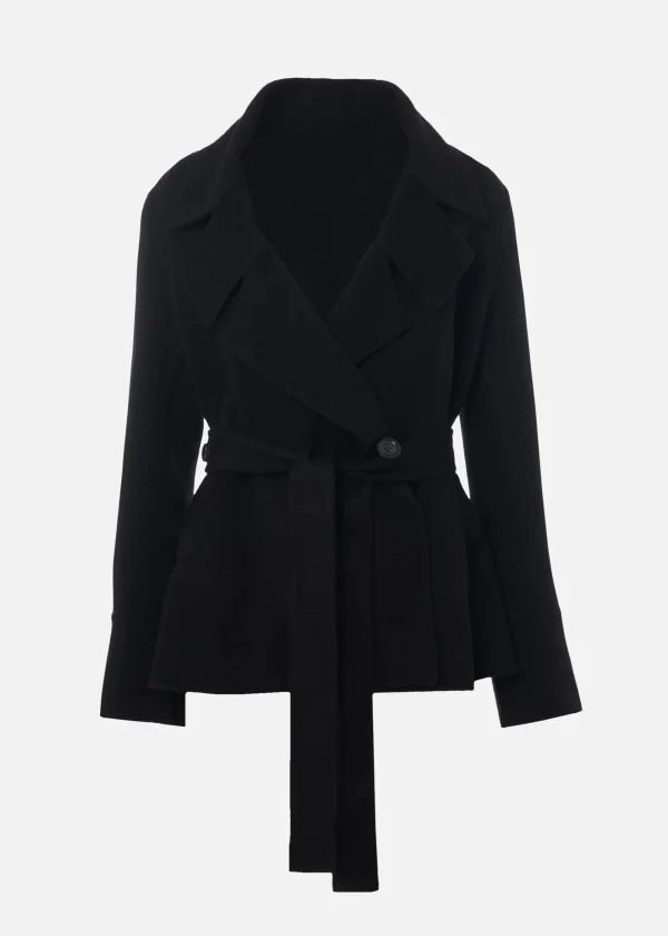 MALO Coats & Jackets<Hand-sewn double cashmere jacket Black