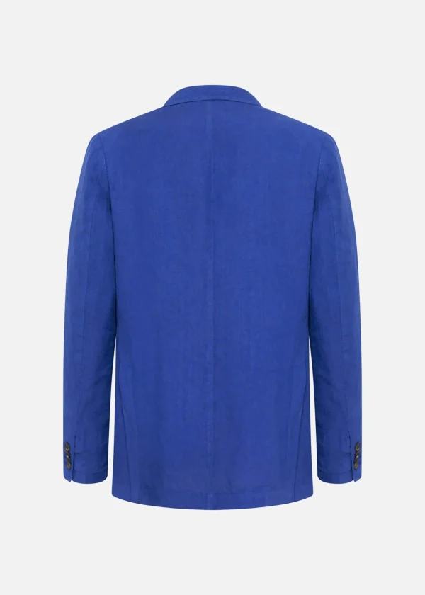 MALO Coats & Jackets<Jacket in lightweight linen Blue