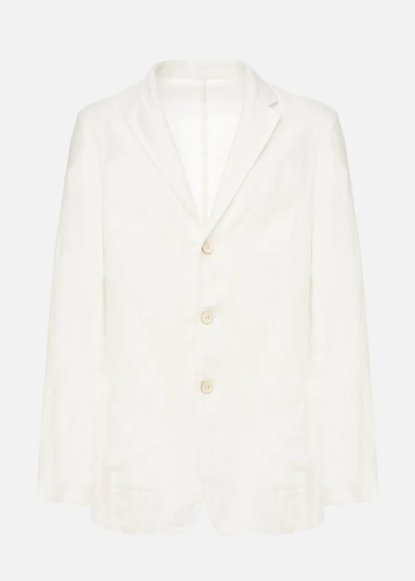 MALO Coats & Jackets<Jacket in lightweight linen White