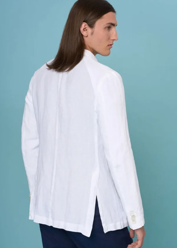 MALO Coats & Jackets<Jacket in lightweight linen White