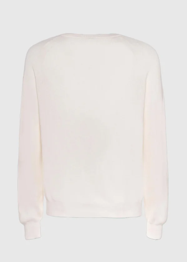 MALO Tops & Knitwear<Makò cotton crewneck sweater White