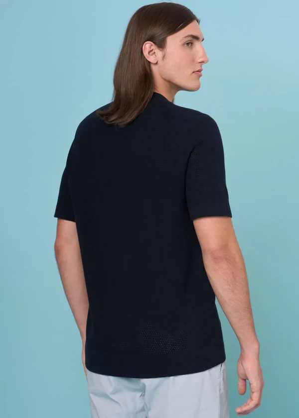 MALO Tops & Knitwear<Makò cotton crew-neck sweater Blue