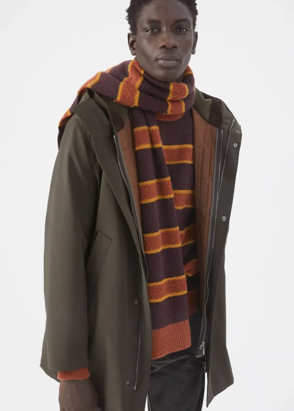 MALO Coats & Jackets<Parka in a wool blend Brown