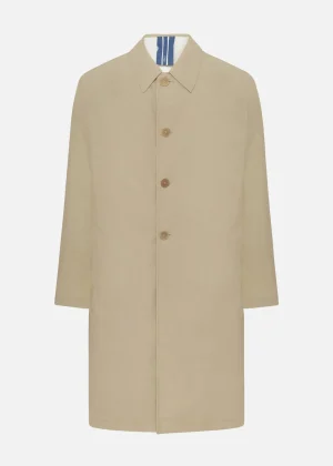 MALO Coats & Jackets<Raincoat in technical fabric Beige