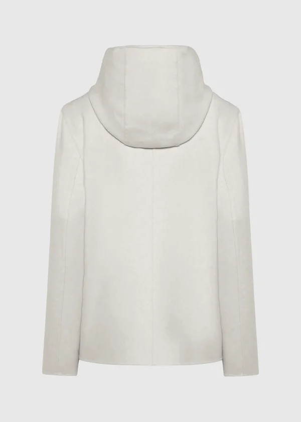 MALO Coats & Jackets<Short coat in double cashmere White