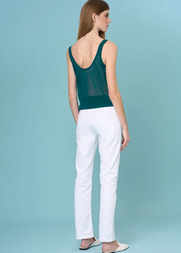 MALO Tops & Knitwear<Silk vest Green