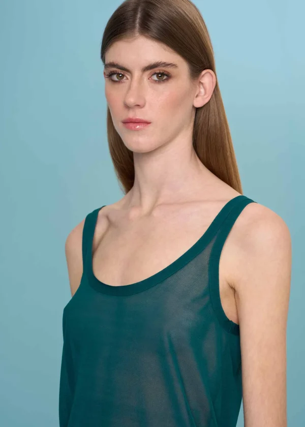 MALO Tops & Knitwear<Silk vest Green