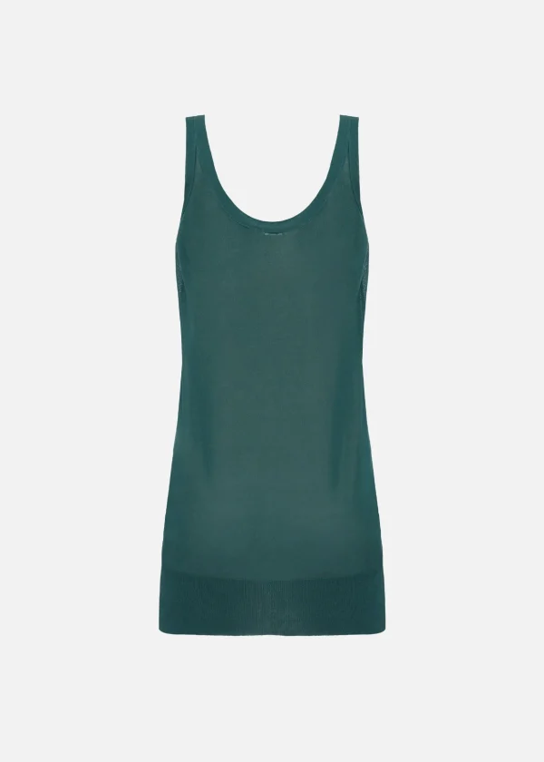 MALO Tops & Knitwear<Silk vest Green