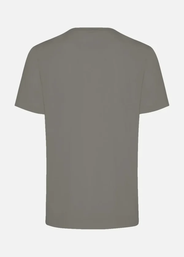 MALO Tops & Knitwear<Stretch cotton T-shirt Grey