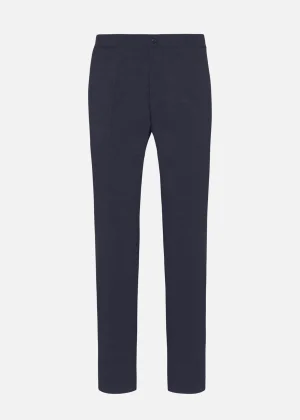 MALO Trousers<Stretch wool trousers Blue